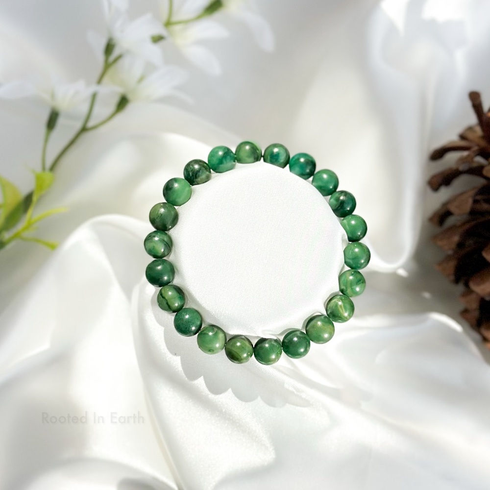 Natural African Jade Prosperity Bracelet – Authentic Jade, Handcrafted